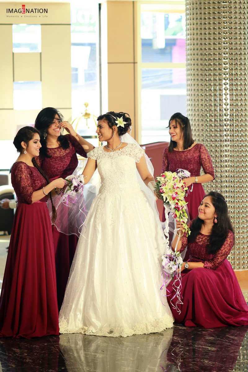 christian wedding gowns in kerala