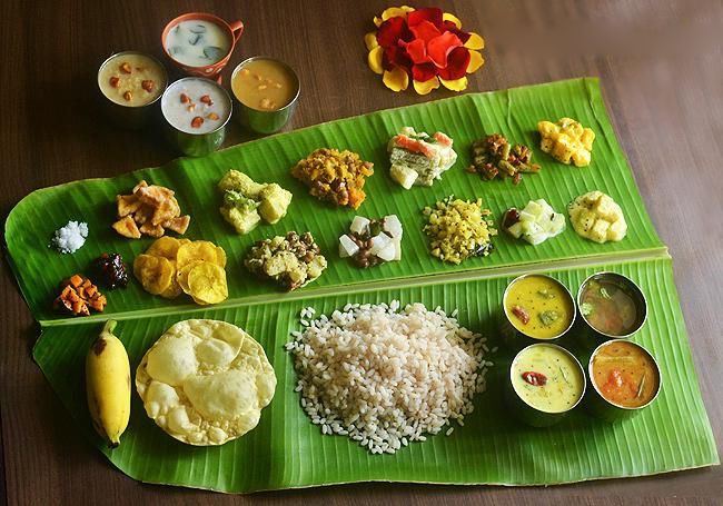 Image result for images of malayali hindu wedding feast